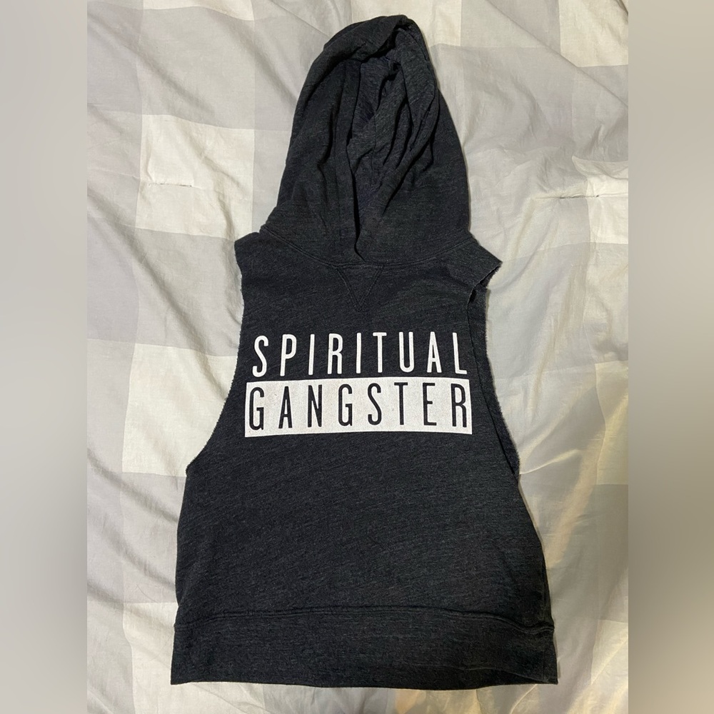 Spiritual Gangster Muscle Tank with Hood S